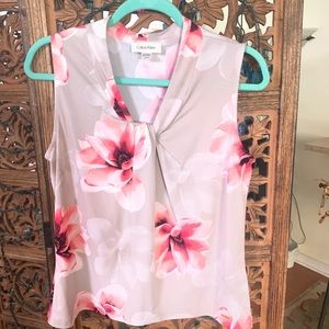 Floral Calvin Klein Tank Top Size Medium